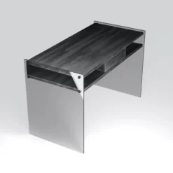 Scrivania design in vetro e laminato Patrik