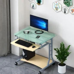 Scrivania per PC con ruote Kompatta