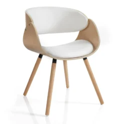 Sedia in legno Once Evo White