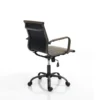 Sedia ufficio in pelle sintetica Mastery Small Old Brown