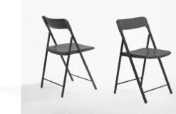 6 sedie pieghevoli con carrello Gary