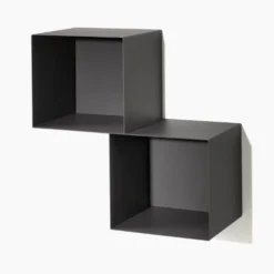 Set cubi da parete in acciaio Naoki