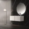 Set mobili bagno bianco Crono 3 di Loetrà