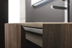 Set mobili bagno in rovere Crono 1 di Loetrà