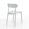 Set 4 sedie da cucina Luck White