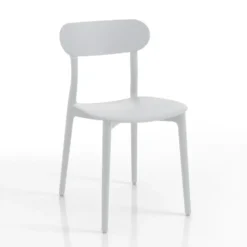 Set 4 sedie da cucina Luck White