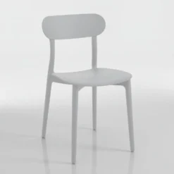 Set 4 sedie da cucina Luck White