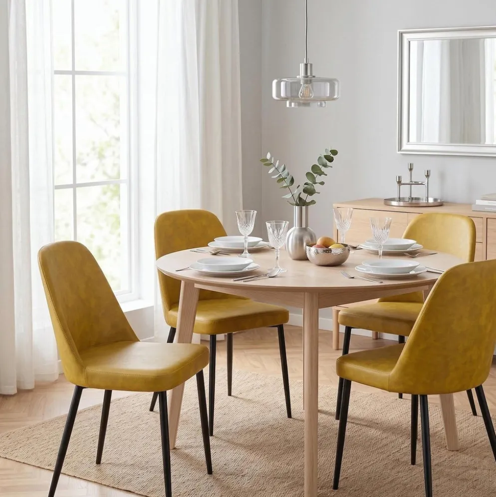Set 4 sedie design moderno Sanna Soft