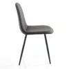 Set 4 sedie imbottite Lazing Grey