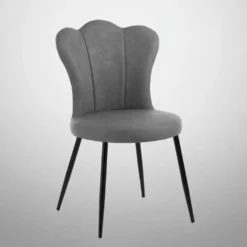 Set 4 sedie imbottite Tarja Grey