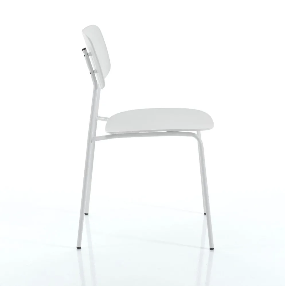Set 4 sedie impilabili Clarybel White