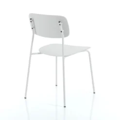 Set 4 sedie impilabili Clarybel White