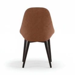 Set 4 sedie in legno e tessuto Noraya