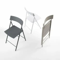 Set 6 sedie pieghevoli design moderno Kurt