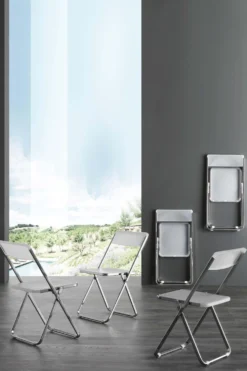Set 4 sedie pieghevoli Trixy Lux