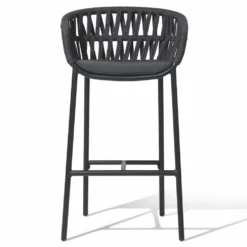 Set 4 sgabelli impilabili da giardino Tahiti