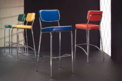 Sgabello imbottito Derrien design moderno