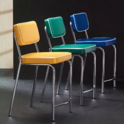 Sgabello imbottito Derrien design moderno