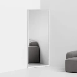 Specchio angolare con cornice in alluminio Angle Vanity