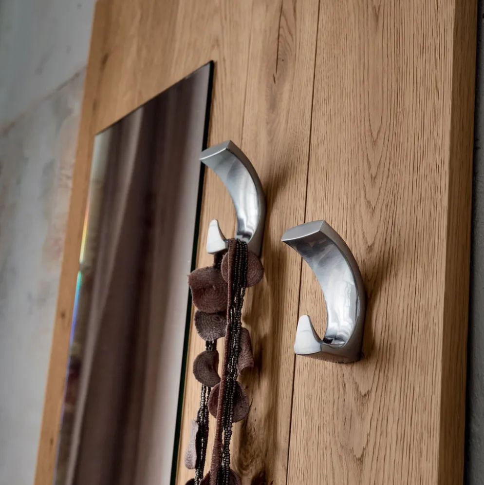 Specchio da ingresso in legno Elias 2