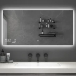 Specchio da parete radiante ad infrarossi Crystal