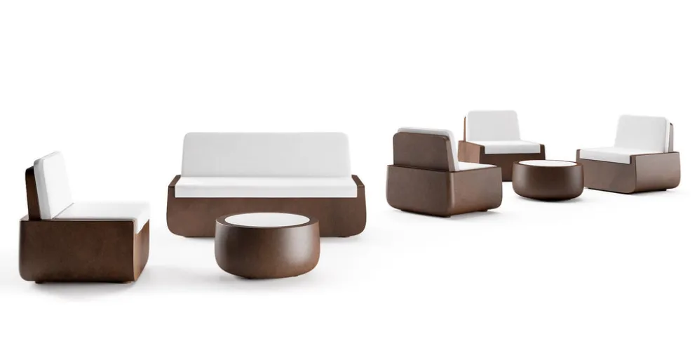 Tavolino basso da esterno Bold by Plust