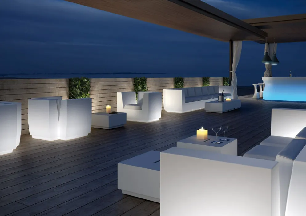 Tavolino basso da giardino Big Cut Table by Plust