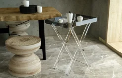 Tavolino pieghevole con vassoio Milena