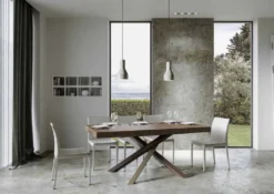 Tavolo allungabile Aberdeen 4C 90x160/420 cm
