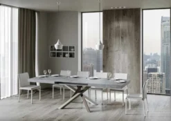 Tavolo allungabile Aberdeen 4C 90x160/420 cm