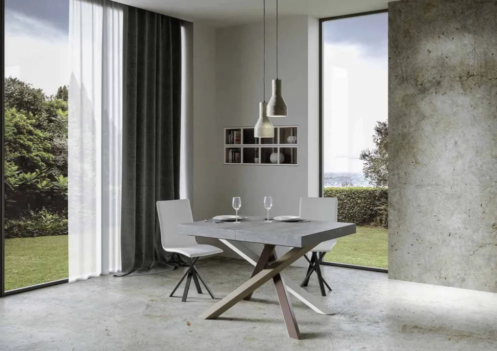 Tavolo allungabile Aberdeen 4C 90x130/390 cm