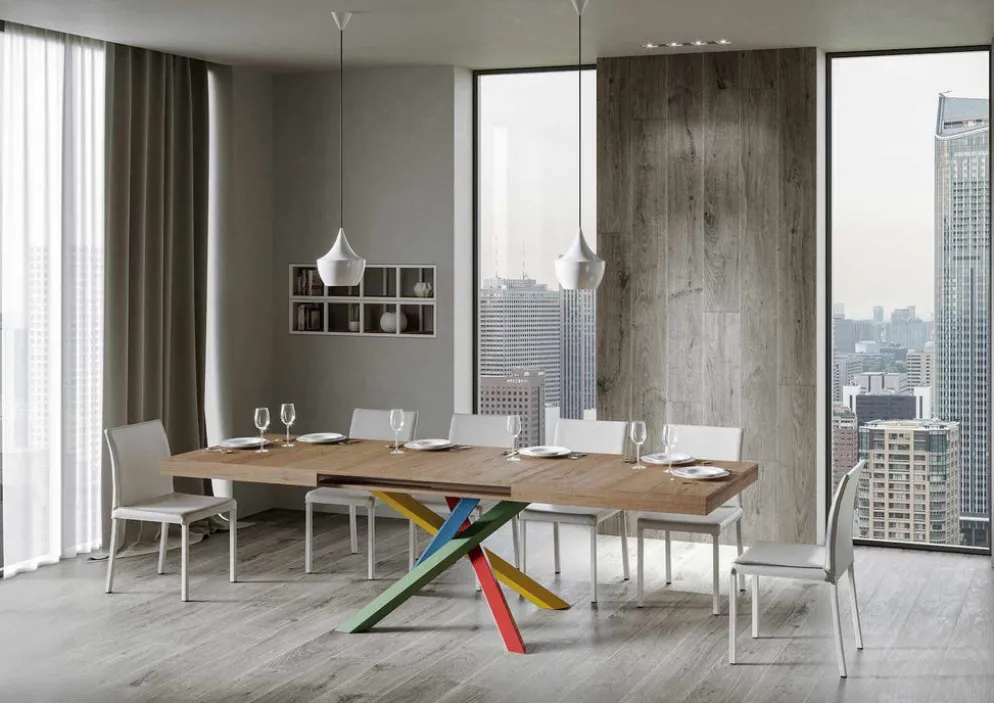 Tavolo allungabile Aberdeen 4B 90x130/390 cm