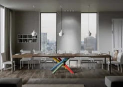 Tavolo allungabile Aberdeen 4B 90x130/390 cm