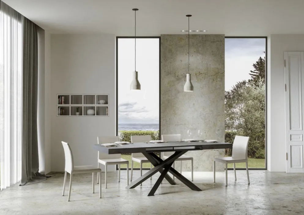 Tavolo allungabile Aberdeen 90x130/390 cm