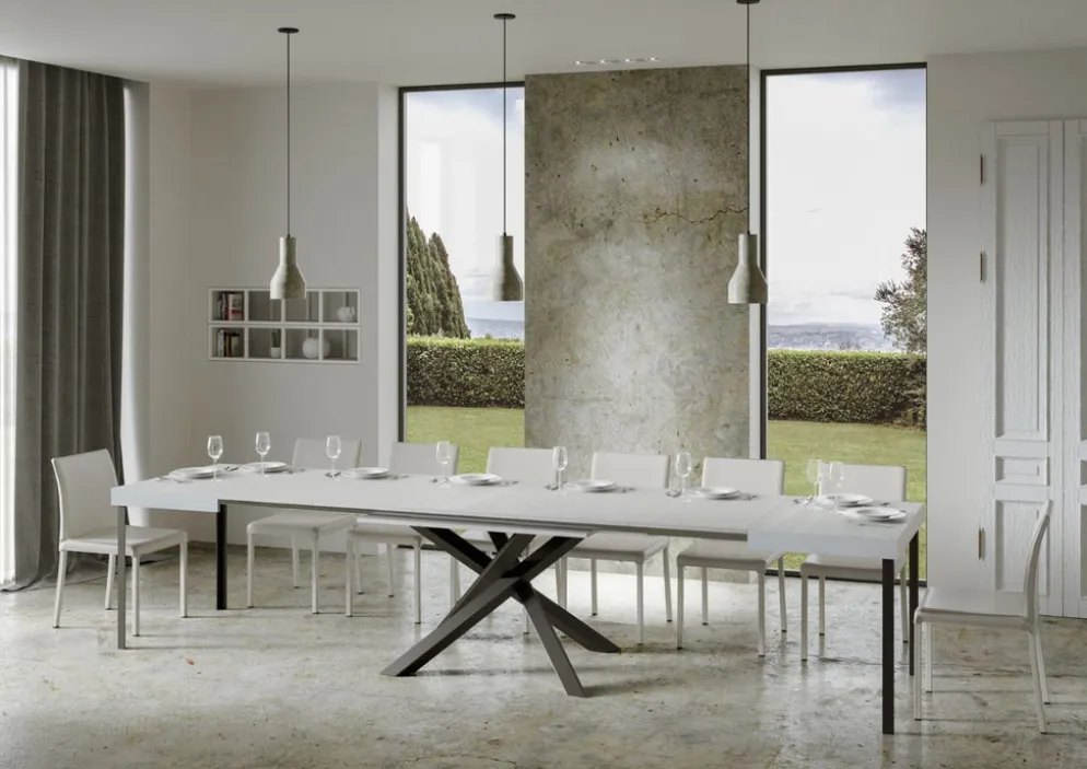 Tavolo allungabile Aberdeen 90x130/390 cm