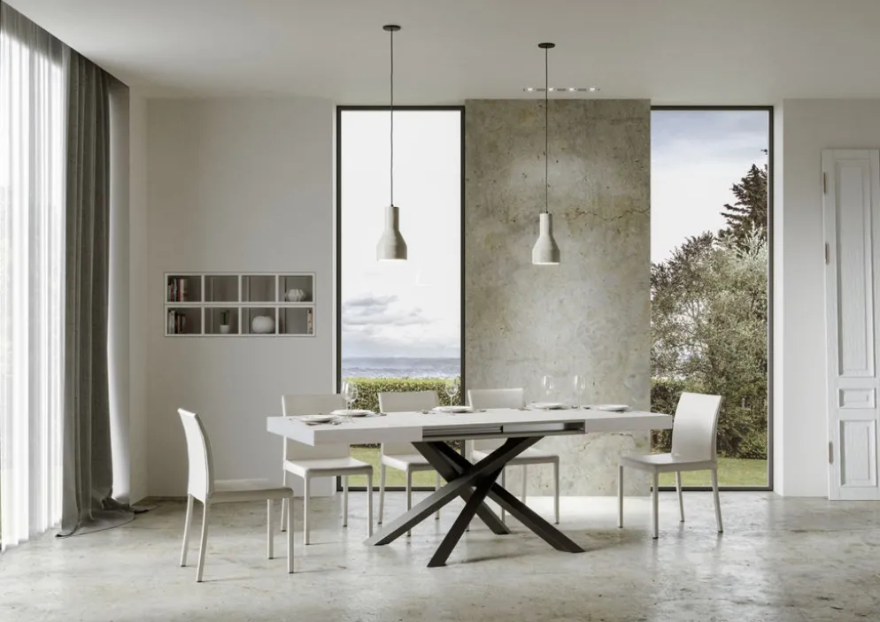 Tavolo allungabile Aberdeen 90x130/390 cm