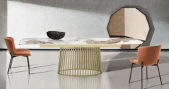 Tavolo allungabile con piano in ceramica Colin A