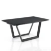 Tavolo allungabile con piano in ceramica Richard Black