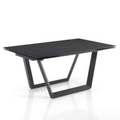 Tavolo allungabile con piano in ceramica Richard Black
