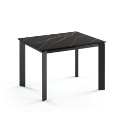 Tavolo allungabile in ceramica e metallo Lumis Marble