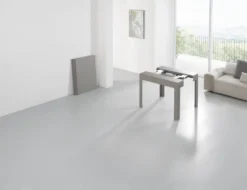 Tavolo consolle allungabile in acciaio Dutton