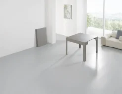 Tavolo consolle allungabile in acciaio Dutton