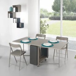 Tavolo consolle allungabile con sedie Newton