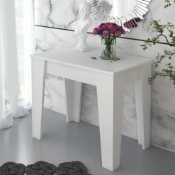 Tavolo consolle allungabile Zulc White