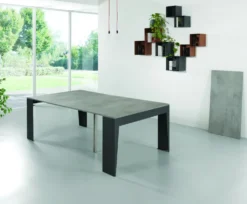 Tavolo consolle allungabile con sedie Glen 120