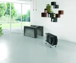 Tavolo consolle allungabile con sedie Glen 120