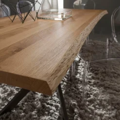 Tavolo da pranzo con piano in legno Arsenio