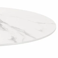 Tavolo rotondo Velor in ceramica e metallo