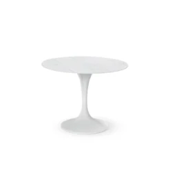 Tavolo rotondo Velor in ceramica e metallo