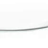 Tre mensole moderne in vetro curvato 80 cm Bow